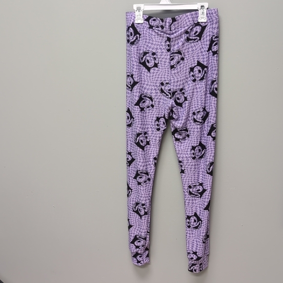Felix Purple And Black 3 Piece Set. Top, Bottoms, 2 Hair Ties. Size Med NWT - Picture 7 of 9